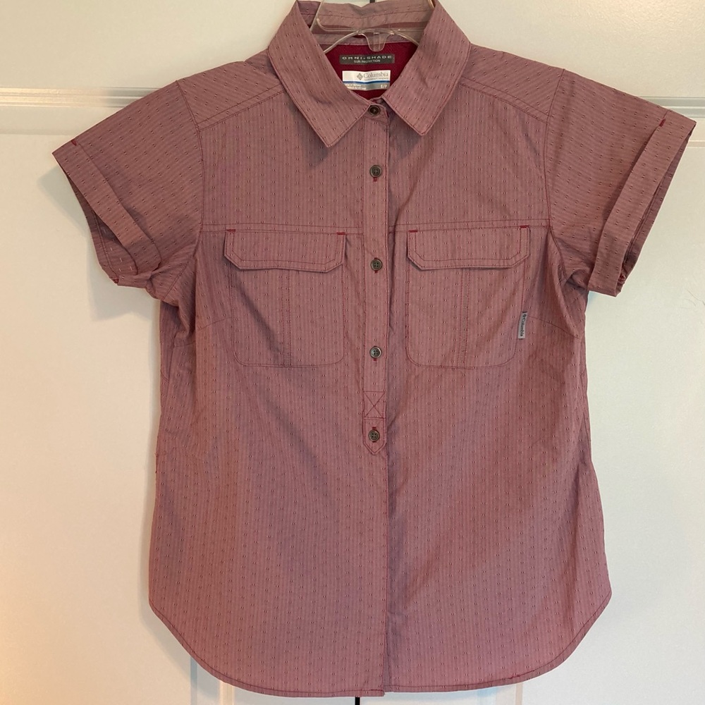 Columbia outdoor button-up t-shirt